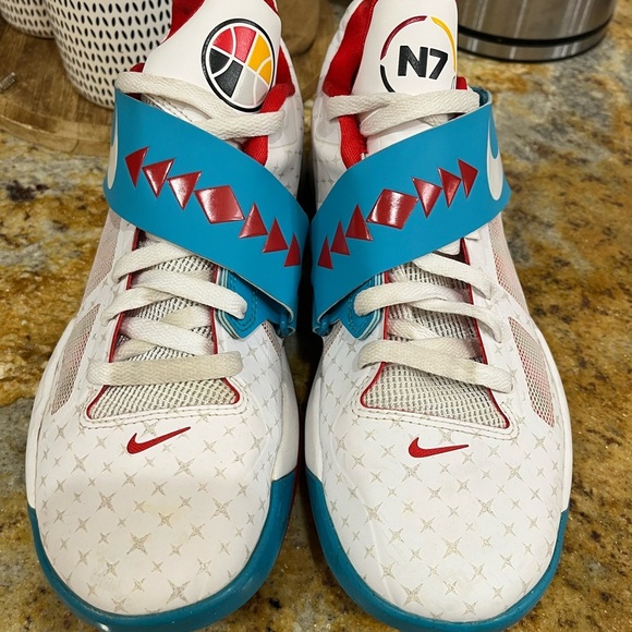 Nike KD 4 N7 White size 8.5 - Picture 3 of 9